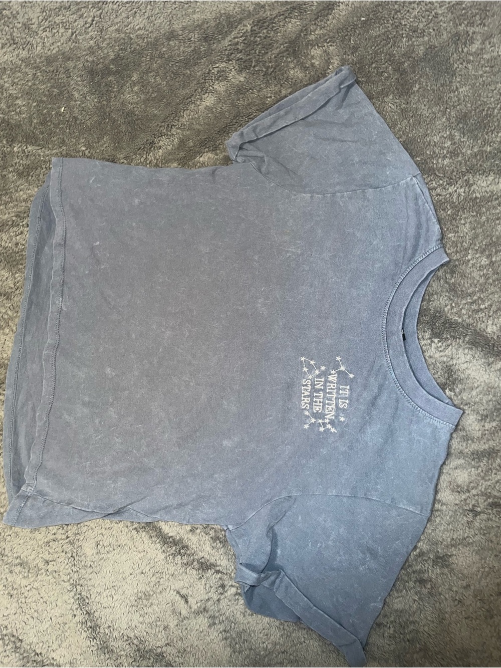 Vibe n light blue women’s T-shirt size medium sun and moon on back